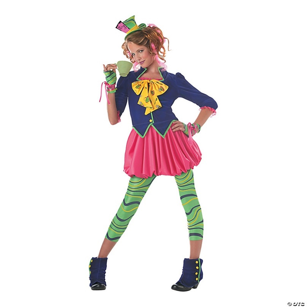 Mad Hatter tween costume girl XL woman S/M